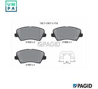 BRAKE PAD SET DISC BRAKE T4183N FOR HYUNDAI i30/FASTBACK/Hatchback/Van KIA