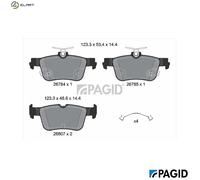 PAGID T4249N Brake pad set