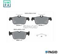 PAGID T4249N Brake pad set