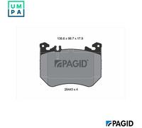 PAGID T4568N Brake pad set