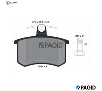 PAGID T5056N Brake pad set