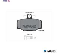 PAGID T5064N Brake pad set