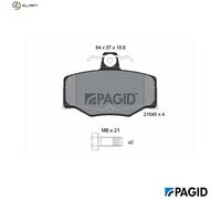 PAGID T5064N Brake pad set