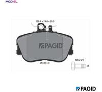 PAGID T5067N Brake pad set
