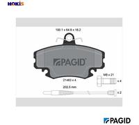 PAGID T5077N Brake pad set