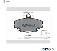 PAGID T5077N Brake pad set