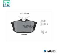 BRAKE PAD SET DISC BRAKE T5100N FOR MITSUBISHI CARISMA SPACE/STAR/MPV COLT/Van
