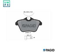 PAGID T5102N Brake pad set