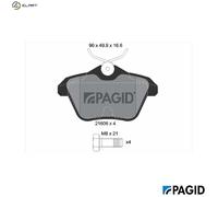 BRAKE PAD SET DISC BRAKE T5102N FOR ALFA ROMEO AR36301/32310/32301 2.0L 4cyl 166
