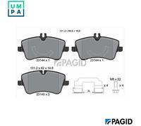 BRAKE PAD SET DISC BRAKE T5111N FOR MERCEDES-BENZ C-CLASS/T-Model CLK SLK 1.8L