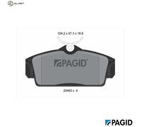 PAGID T5121N Brake pad set