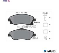 BRAKE PAD SET DISC BRAKE T5128N FOR OPEL TIGRA/TwinTop CORSA/Hatchback/Van 1.0L