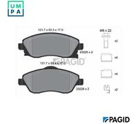 BRAKE PAD SET DISC BRAKE T5128N FOR OPEL TIGRA/TwinTop CORSA/Hatchback/Van 1.0L