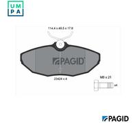 BRAKE PAD SET DISC BRAKE T5133N FOR DAIMLER LINCOLN JAGUAR AJ8FT 4.2L 8cyl 4.0L