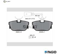 BRAKE PAD SET DISC BRAKE T5137N FOR VW CALIFORNIA/T4/Camper TRANSPORTER/Van 2.0L