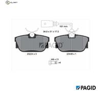 BRAKE PAD SET DISC BRAKE T5137N FOR VW CALIFORNIA/T4/Camper TRANSPORTER/Van 2.0L
