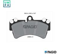 PAGID T5148N Brake pad set