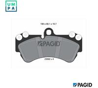 PAGID T5149N Brake pad set
