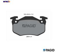 PAGID T6065N Brake pad set