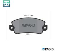 BRAKE PAD SET DISC BRAKE T9003N FOR SEAT TERRA/Van IBIZA RONDA RITMO PANDA 1.7L