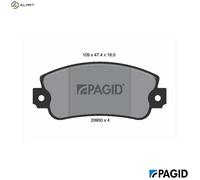 PAGID T9003N Brake pad set