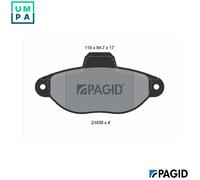 BRAKE PAD SET DISC BRAKE T9031N FOR ZASTAVA FIAT SEICENTO/600 PUNTO/Hatchback