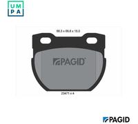 PAGID T9051N Brake pad set