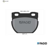 PAGID T9051N Brake pad set