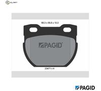 PAGID T9051N Brake pad set