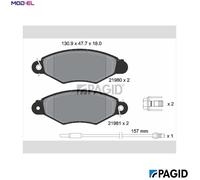 BRAKE PAD SET DISC BRAKE T9070N FOR RENAULT NISSAN K9K702/700/714/718/704 1.5L