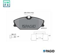 PAGID T9101N Brake pad set