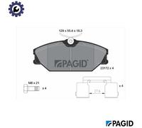 PAGID T9101N Brake pad set