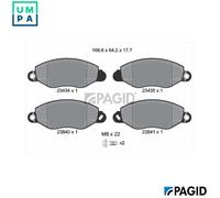 BRAKE PAD SET DISC BRAKE T9107N FOR FORD TRANSIT/TOURNEO/Bus/Van F4FA 2.4L 4cyl