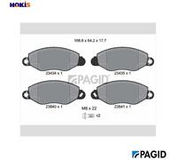 PAGID T9107N Brake pad set