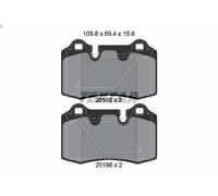 Textar Disc Brake Pad Set 2016501