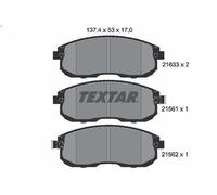 Brake Pad Set, disc brake TEXTAR 2156101 for NISSAN AVENIR (W11) 2 2001-2005