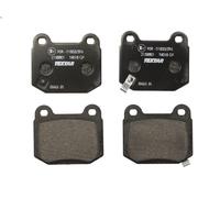 Brake Pad Set, disc brake TEXTAR 2158001 for NISSAN SKYLINE (R34) 2 1998-2