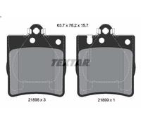 Brake Pad Set Textar 2189803 Fits Mercedes C-Class CLC-Class CLK E-Class SLK
