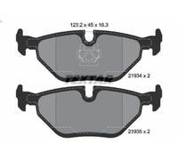 Textar Rear Brake Pads fits Saab 9-5 1.9 TiD FWD YS3E 2193404