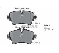 Brake Pad Set, disc brake TEXTAR 2218701 for BMW X2 (F39) 1.5 2018-2023