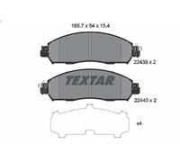 Brake Pad Set, disc brake TEXTAR 2243903