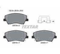 Textar Brake Pads Brake Pad Set Front Axle Q+ 2251801