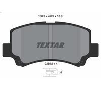 TEXTAR 2366201 Brake pad set