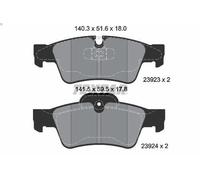 Brake Pad Set, disc brake TEXTAR 2392302 for M-CLASS (W164) 3 2005-2009