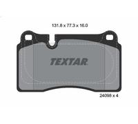 Brake Pad Set, disc brake TEXTAR 2409803 for SEAT LEON (5F1) 2 2013-202