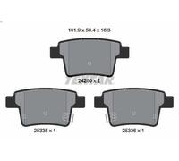 Brake Pad Set, disc brake TEXTAR 2426001