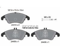 Brake Pad Set, disc brake TEXTAR 2431001 for CLS (C218) 3 2011-2014