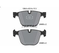 Textar Car Brake Pad Rear Prepared For Wear Indicator For BMW 2445801