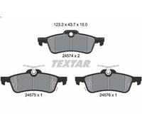 Brake Pad Set, disc brake TEXTAR 2457401