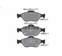 TEXTAR 2495201 Brake pad set